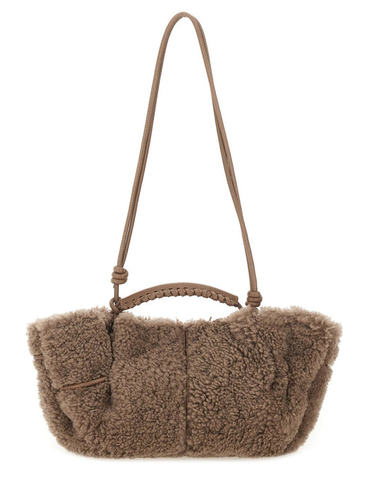 Hereu Arta Curly Mini Bag — Gray Leather