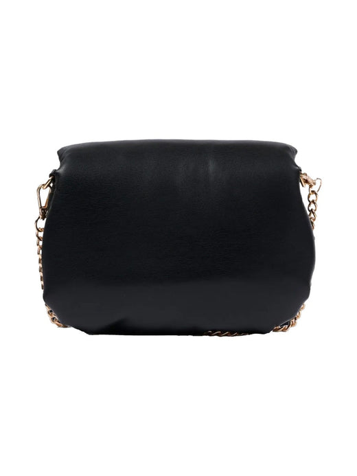 Msgm Eco-Leather Shoulder Bag — Black Polyurethane Fibre