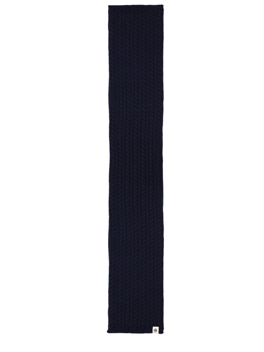 Bally Merino Wool Scarf — Blue Scarfs