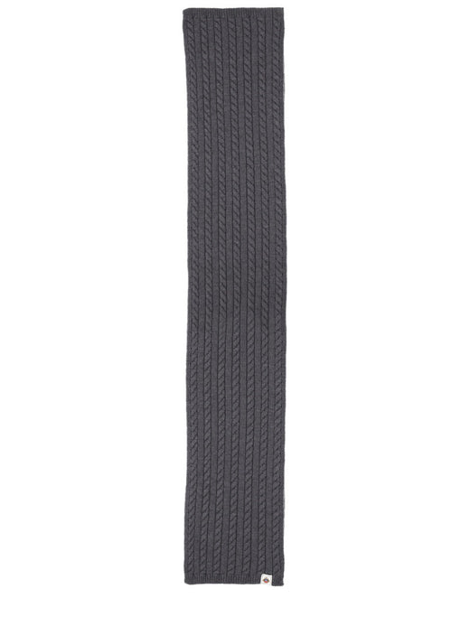 Bally Merino Wool Scarf — Gray Scarfs