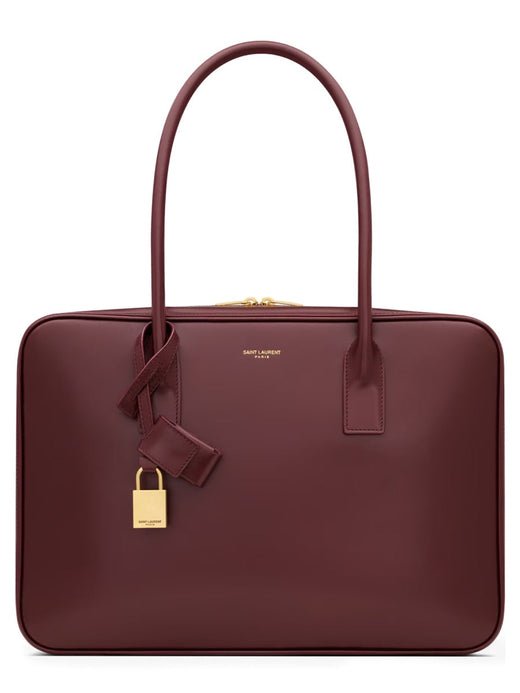 Saint Laurent Sac Shoulder Bag — Red Lamb Leather
