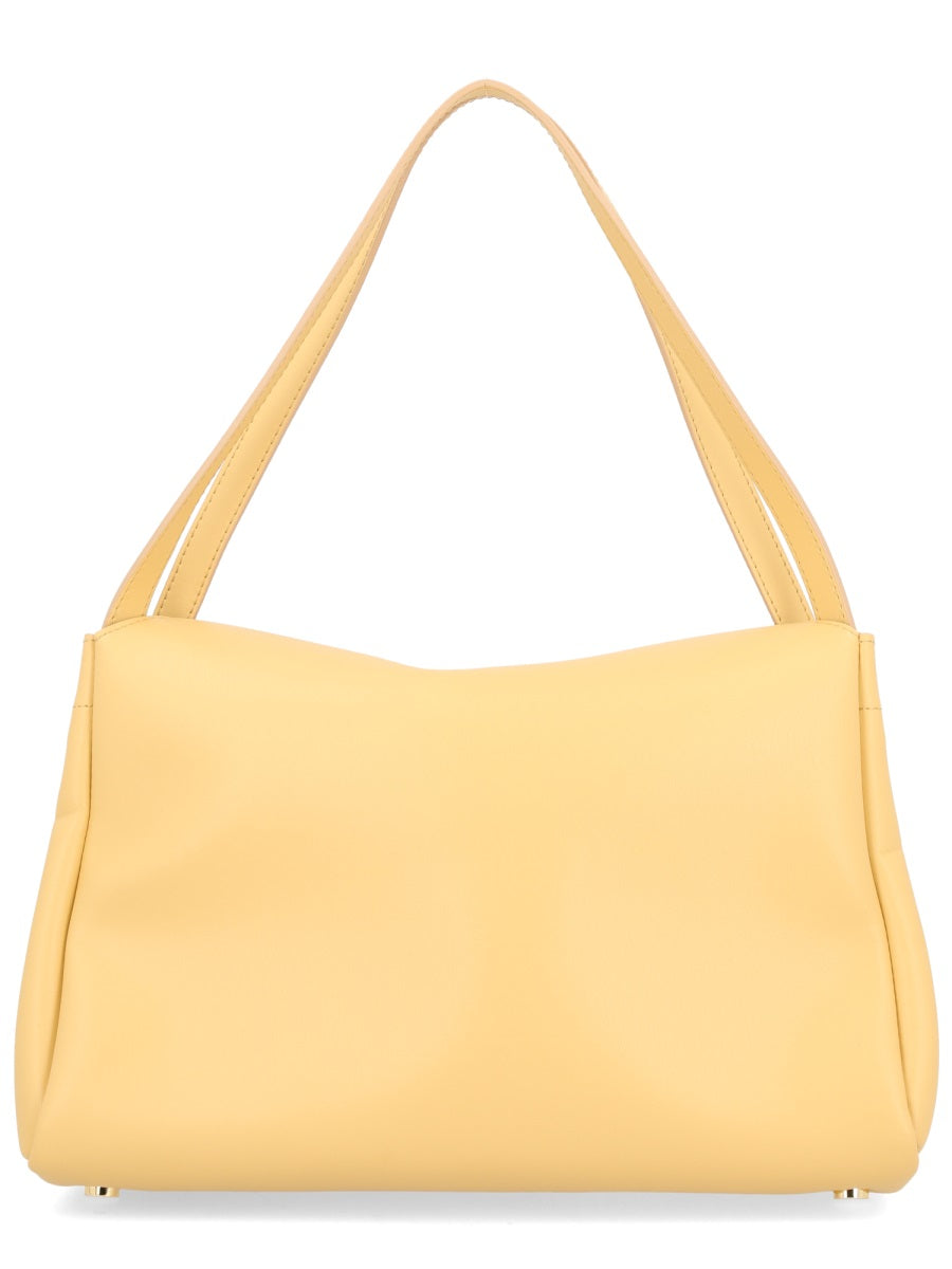 Themoirè Eudora Shoulder Bag — Beige Recycled Polyester