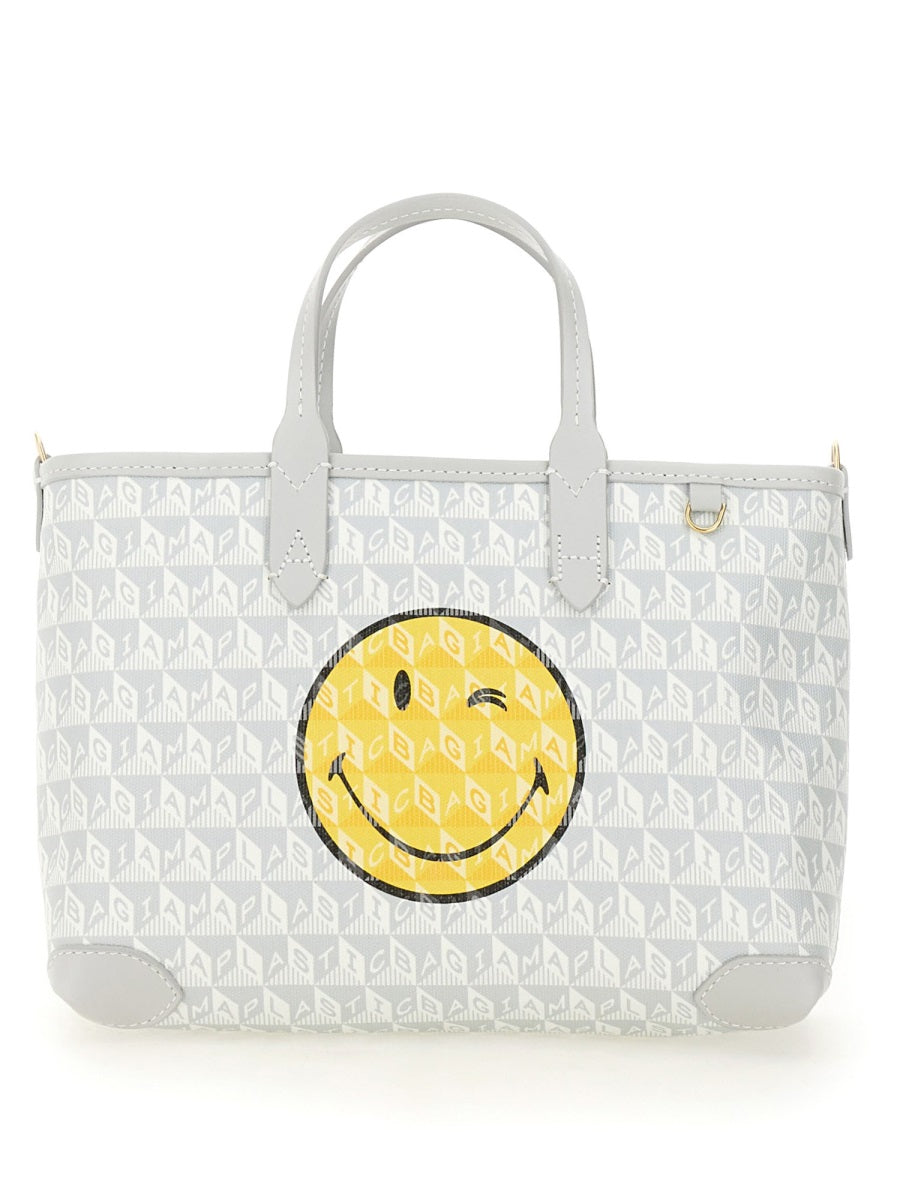 Anya Hindmarch Tote Bag — Gray Cowhide - Bos Taurus Farmed