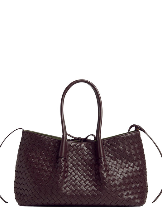 Bottega Veneta Picture Gallery Shoulder Bag — Multicolor Calf Leather