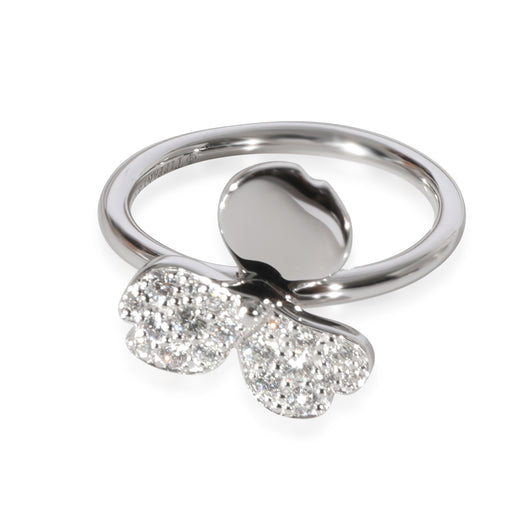 Tiffany & Co. Paper Flowers Diamond Ring Platinum 0.16 Ctw 950 Fashion