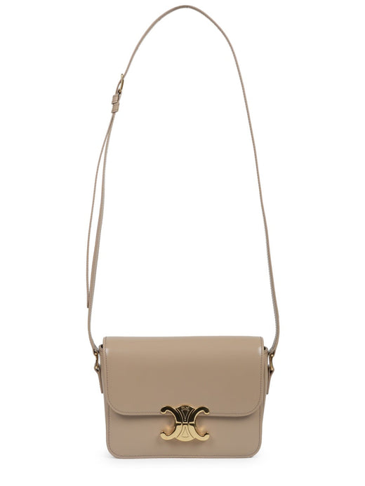 Celine Shoulder Bag — Beige Calfskin