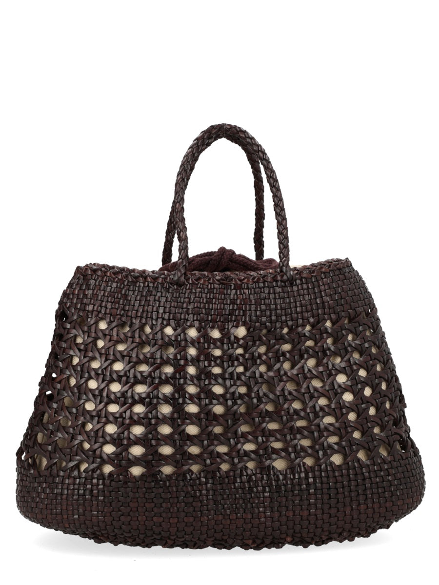 Dragon Diffusion Santa Cano Shoulder Bag — Brown Leather