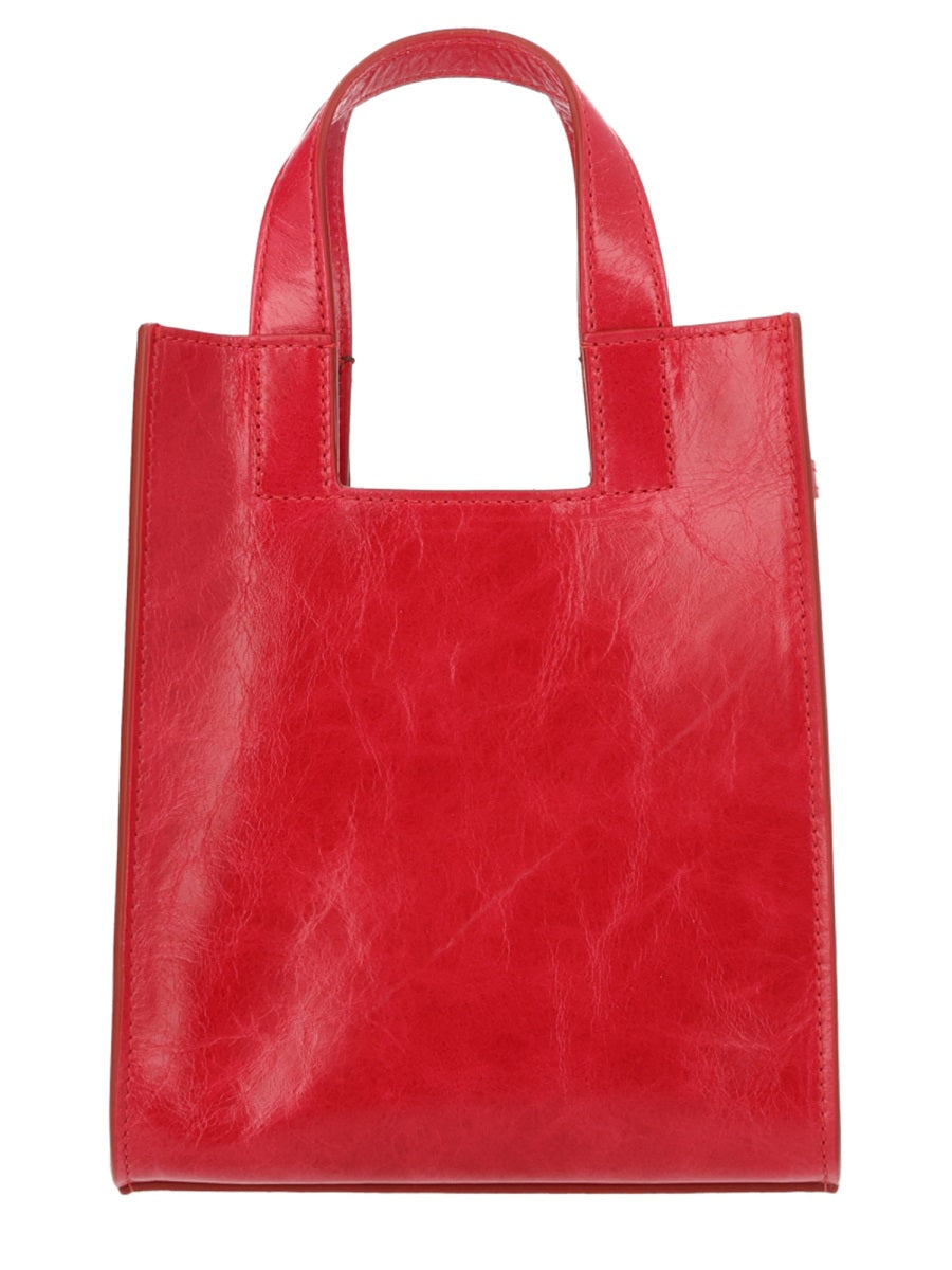 Bally Easy Tote Bag — Red Bovine Leather