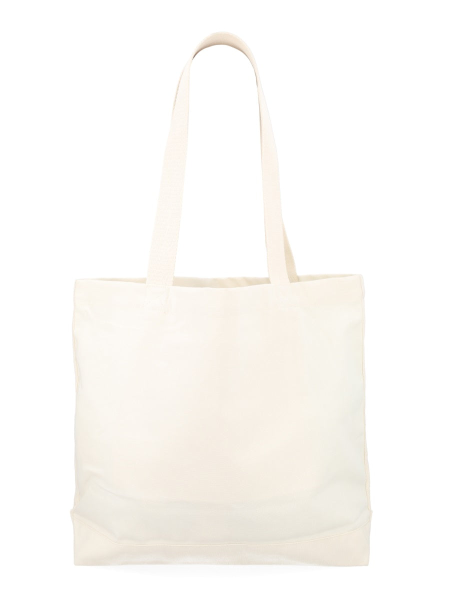 Maison Kitsuné Dreaming Fox Tote Bag — Beige Cotton