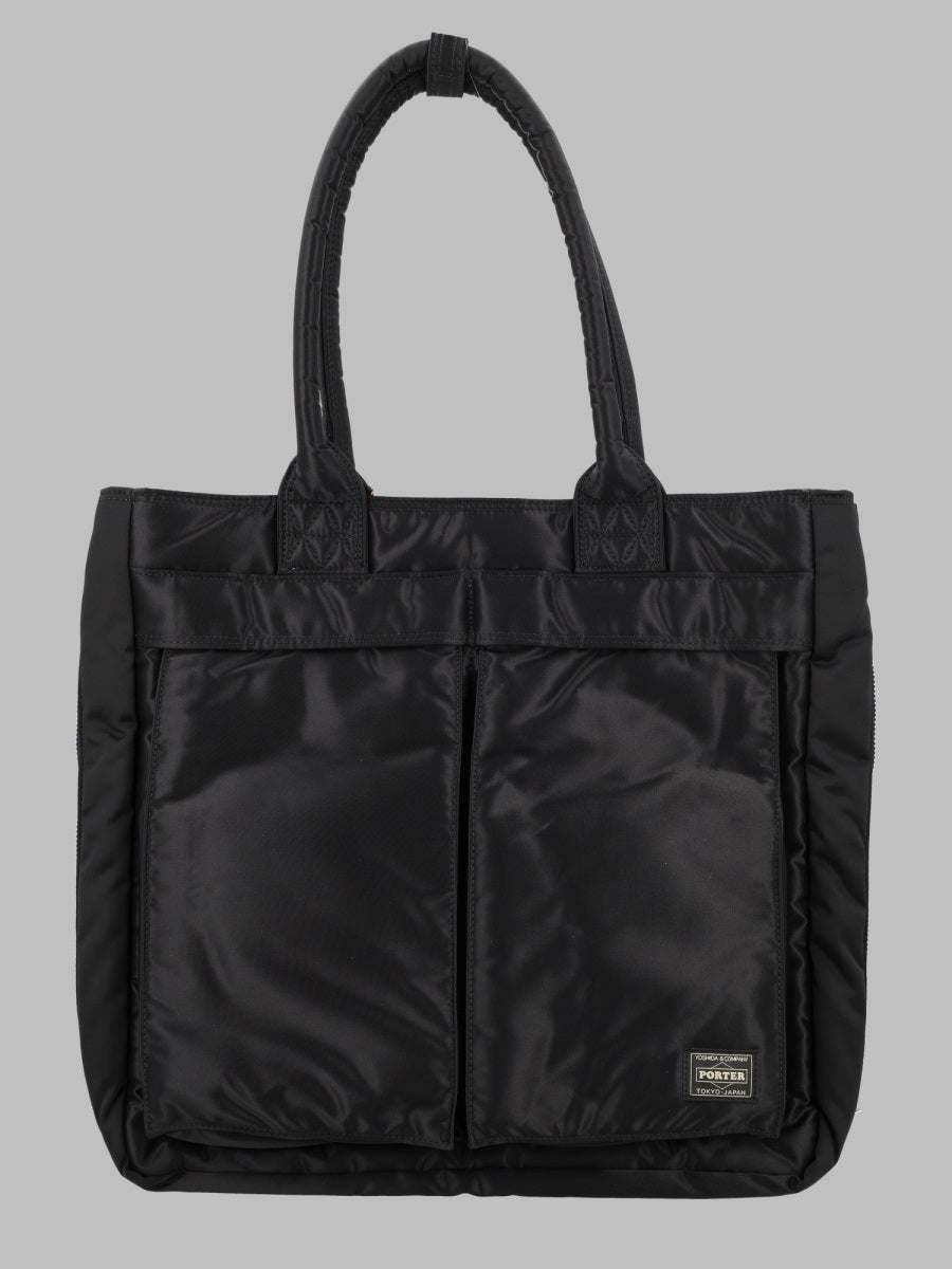 Porter-Yoshida & Co. Tanker Carrying Tote Bag — Black Polyamide