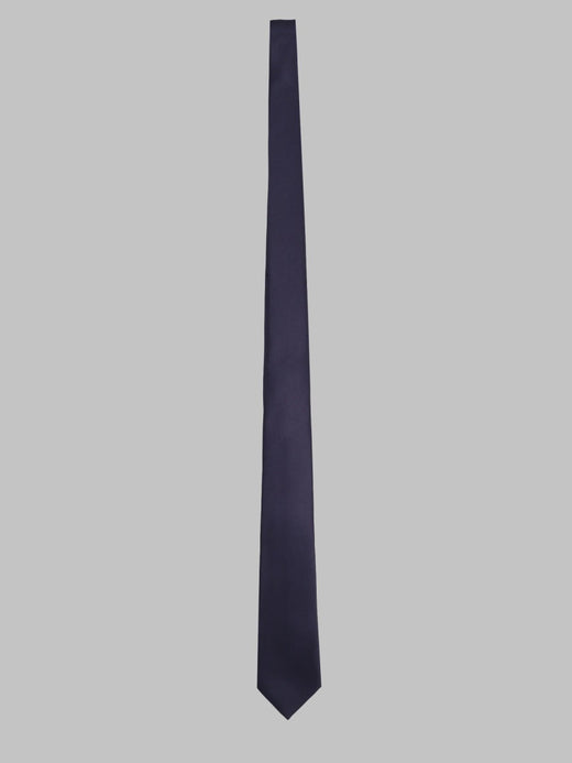 Saint Laurent Satin Silk Tie — Blue Neckties