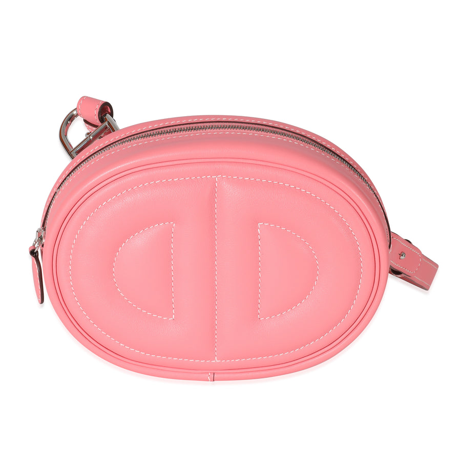 Hermès Rose Dete Verso Swift In-The-Loop Belt Bag Pink Leather Handbag