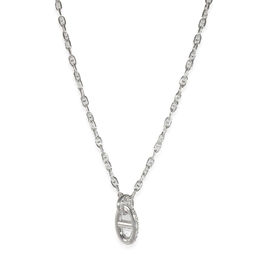 Hermès Farandole Pendant 18k White Gold 0.45 Ctw