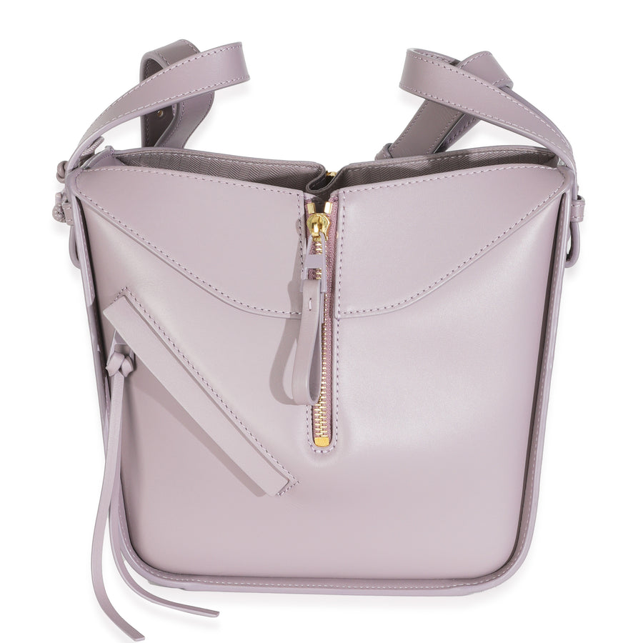 Loewe Purple Fog Calfskin Small Hammock Compact Shoulder Bag Leather Handbag