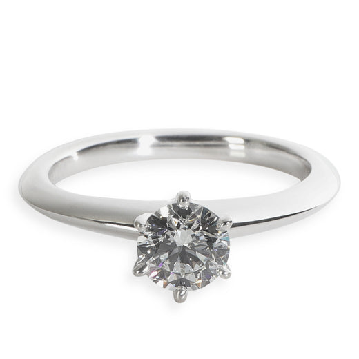 Tiffany & Co. 0.53 Ct Round Brilliant Diamond Engagement Ring 950