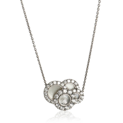 Chopard White Gold Diamond Happy Dreams Necklace 18k