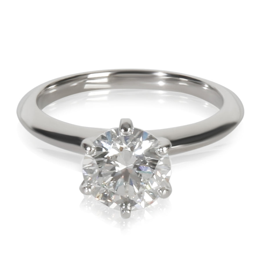 Tiffany & Co. 1.59 Ct Round Brilliant Diamond Engagement Ring 950