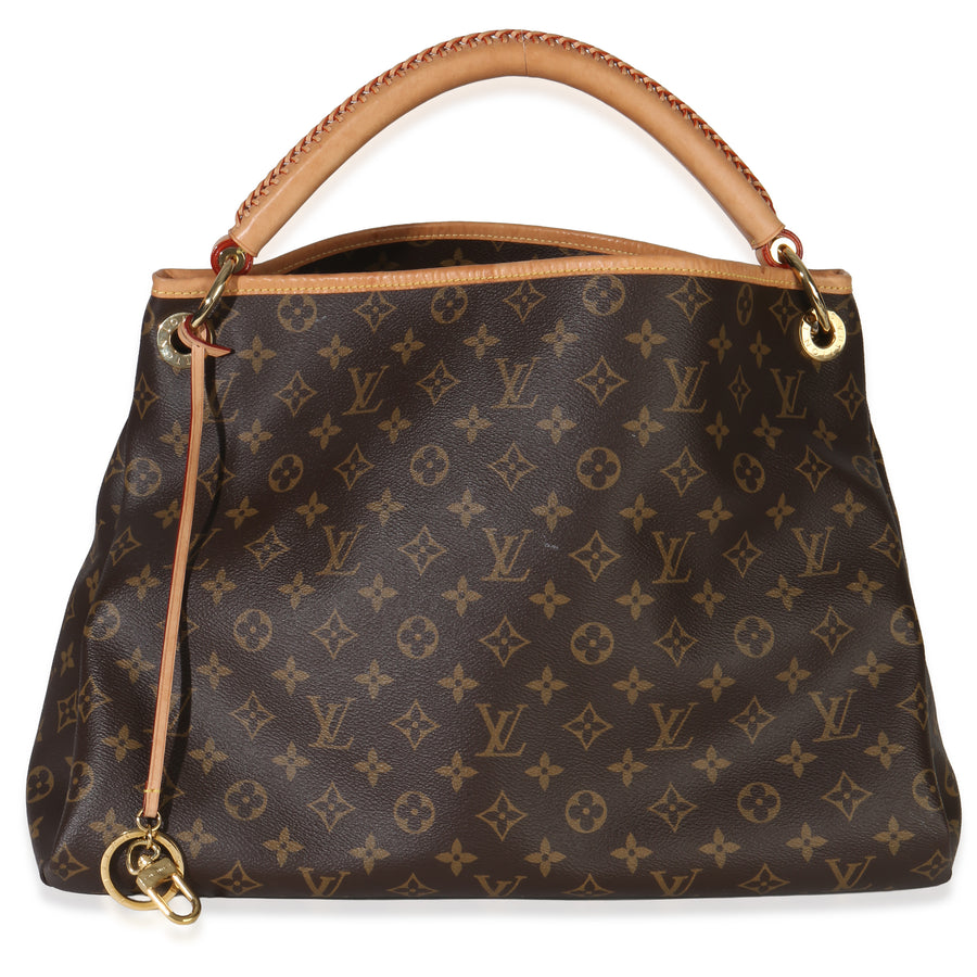 Louis Vuitton Monogram Canvas Artsy Mm Brown Handbag