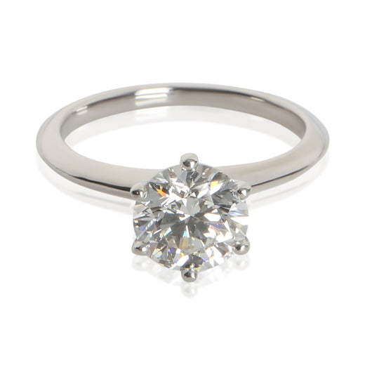Tiffany & Co. 1.71 Ct Round Brilliant Diamond Engagement Ring 950