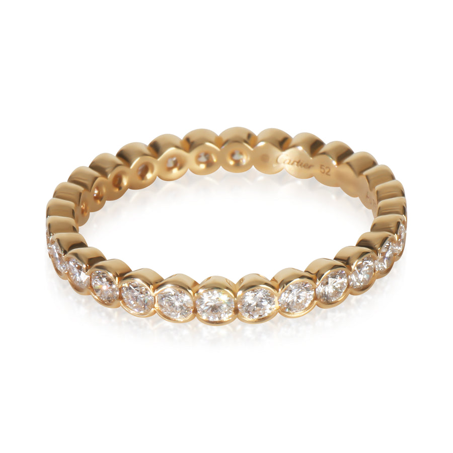 Cartier Yellow Gold Diamond Broderie De Band 18k