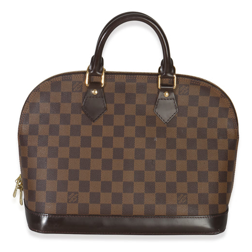 Louis Vuitton Damier Ebene Canvas Alma Pm Brown Handbag