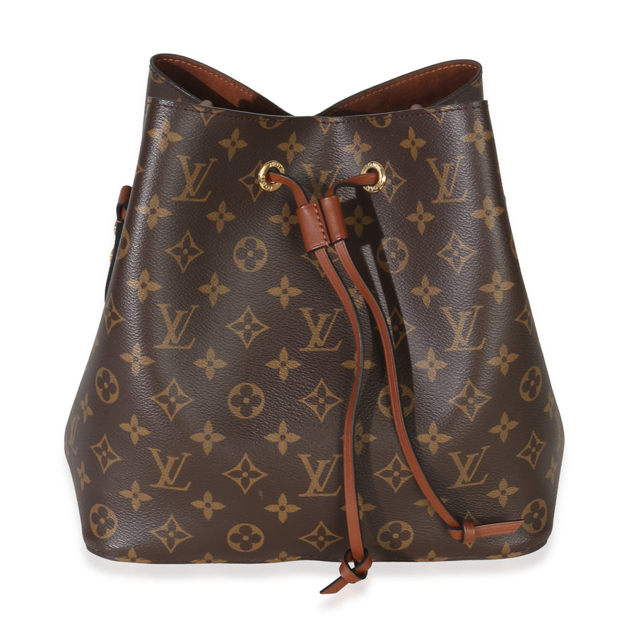 Louis Vuitton Caramel Monogram Canvas Neonoe Mm Brown Handbag