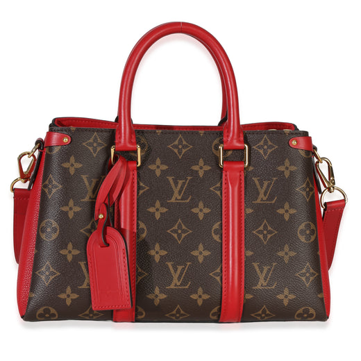 Louis Vuitton Cherry Monogram Canvas Soufflot Bb Brown; Red Handbag