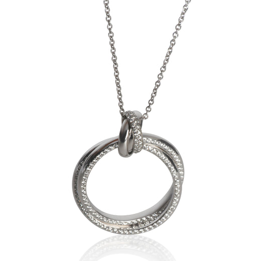 Tiffany & Co. White Gold Diamond Paloma Picasso Melody Pendant 18k