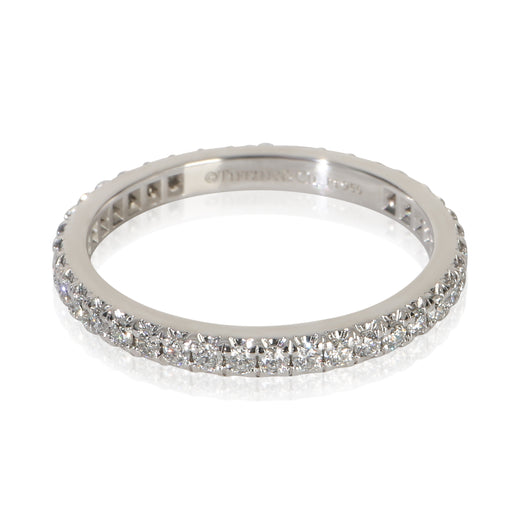 Tiffany & Co. Platinum Diamond Soleste Band 950