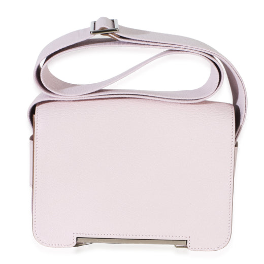 Hermès Mauve Pale Chai Verso Chevre Mysore Geta Phw Pink Leather Handbag