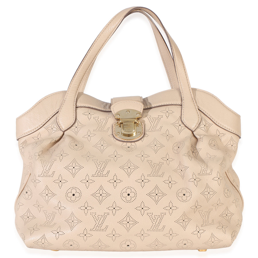 Louis Vuitton Coquille Monogram Mahina Cirrus Pm Beige; Neutral Leather Handbag