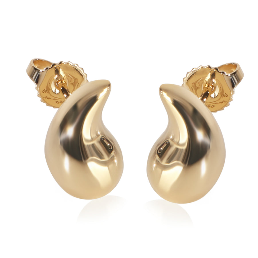 Tiffany & Co. Yellow Gold Elsa Peretti Teardrop Earrings 18k