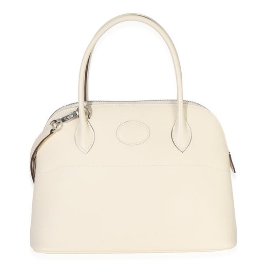 Hermès Nata Epsom 1923 Bolide 27 Phw Beige; Neutral Leather Handbag