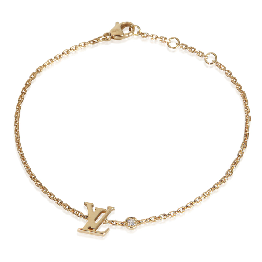 Louis Vuitton Yellow Gold Diamond Idylle Blossom Bracelet 18k