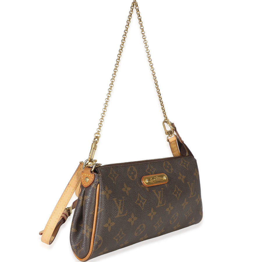Louis Vuitton Monogram Canvas Eva Clutch Brown Handbag