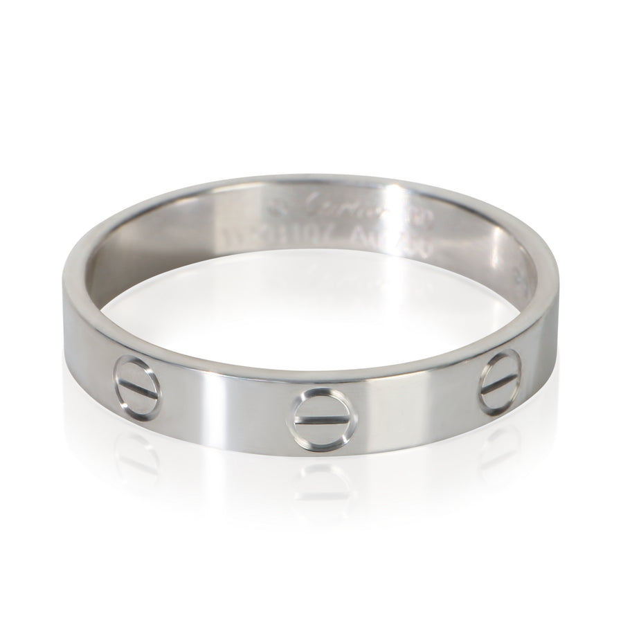 Cartier White Gold Small Model Love Ring 18k