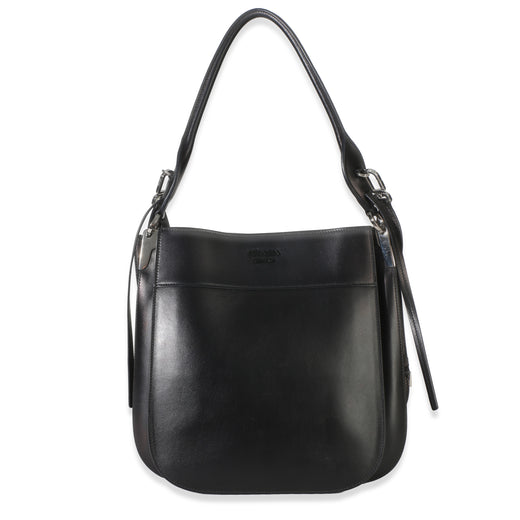 Prada Black Calfskin City Small Margit Bag Leather Handbag
