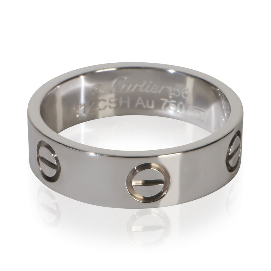 Cartier White Gold Love Ring 18k