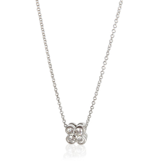 Tiffany & Co. Platinum Diamond Lace Pendant 950