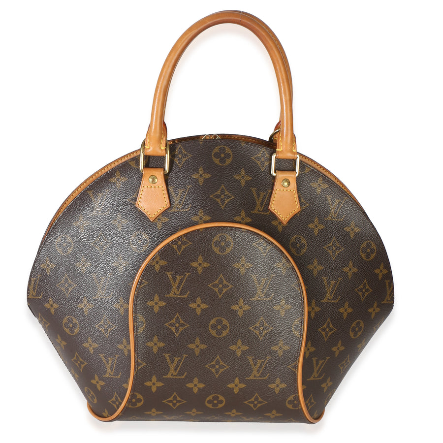 Louis Vuitton Vintage Monogram Canvas Ellipse Mm Brown Handbag