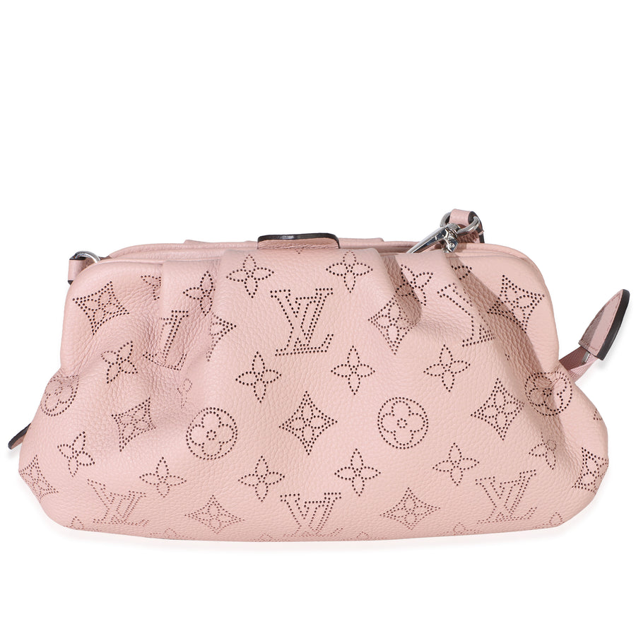 Louis Vuitton Pink Monogram Mahina Scala Mini Pouch Leather Handbag