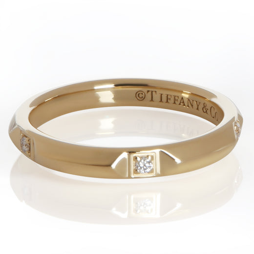 Tiffany & Co. Yellow Gold Diamond True Band 18k