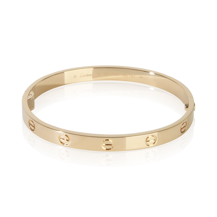 Cartier Yellow Gold Single Screw Love Bracelet 18k