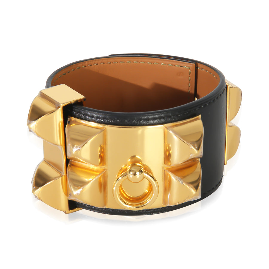 Hermès Gold-Plated Collier De Chien Bracelet