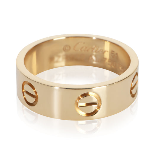 Cartier Yellow Gold Love Ring 18k