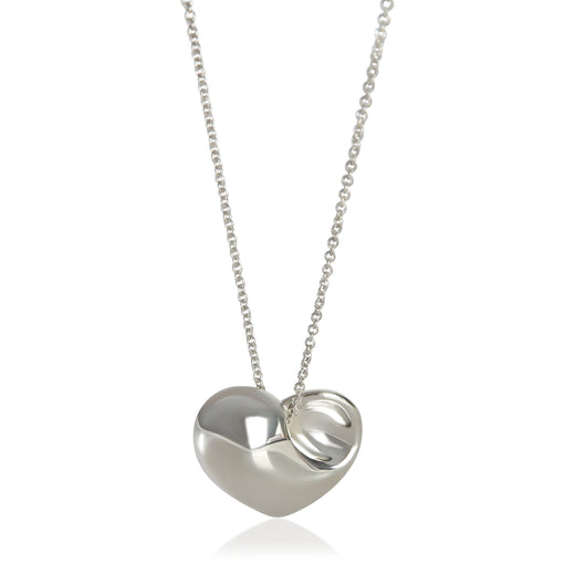 Tiffany & Co. Sterling Silver Folded Heart Pendant 925