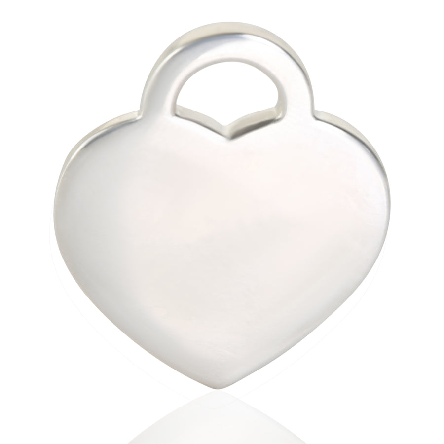 Tiffany & Co. Sterling Silver Heart Charm 925 Accessory