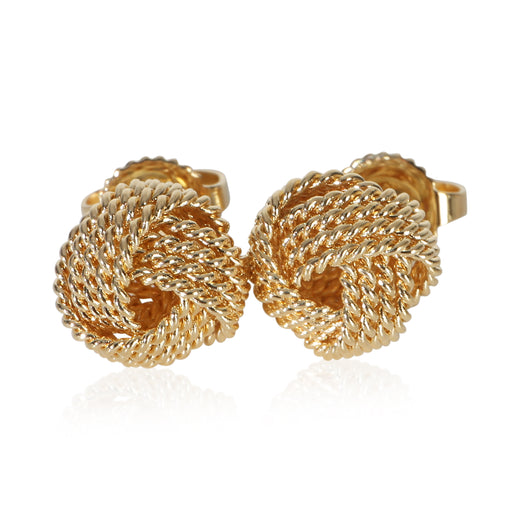 Tiffany & Co. Yellow Gold Knot Earrings 18k