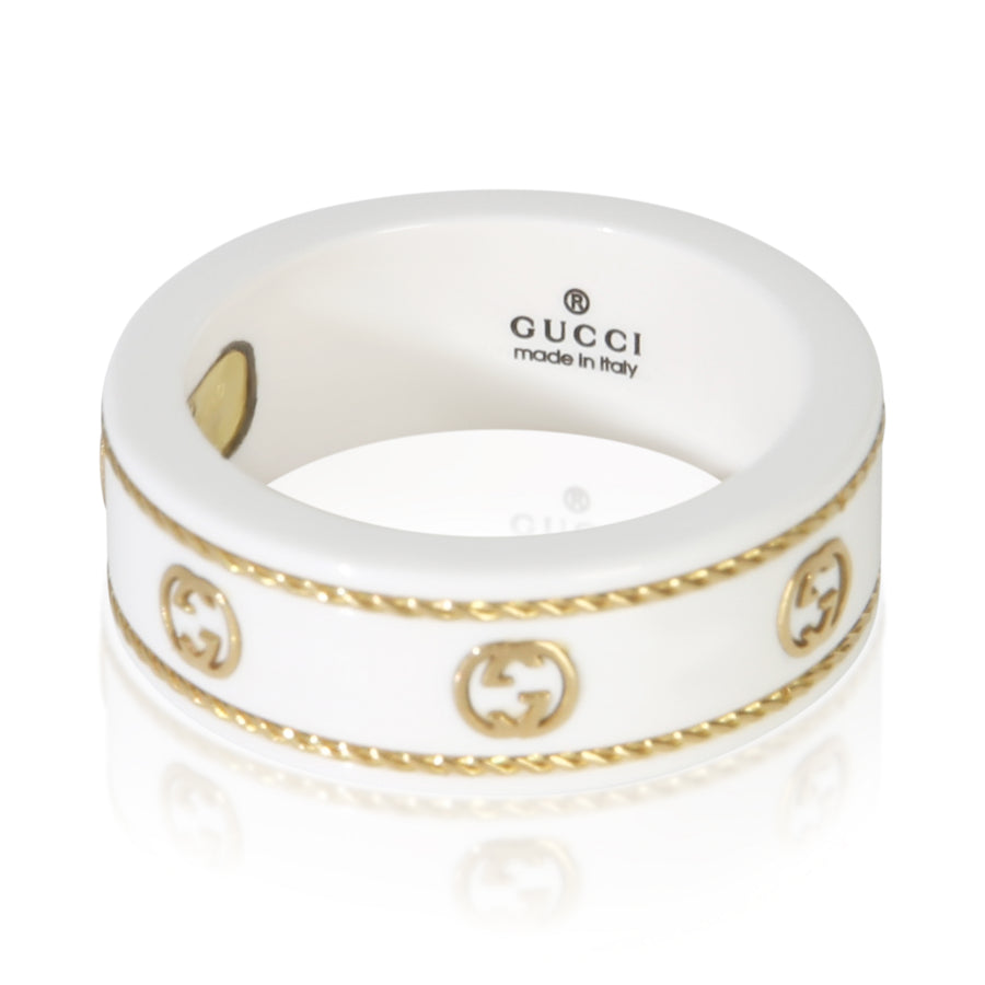 Gucci Yellow Gold Icon Ring 18k