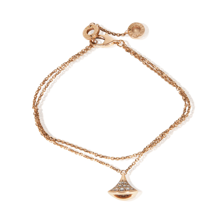 Bvlgari Rose Gold Diamond Divas Dream Bracelet 18k